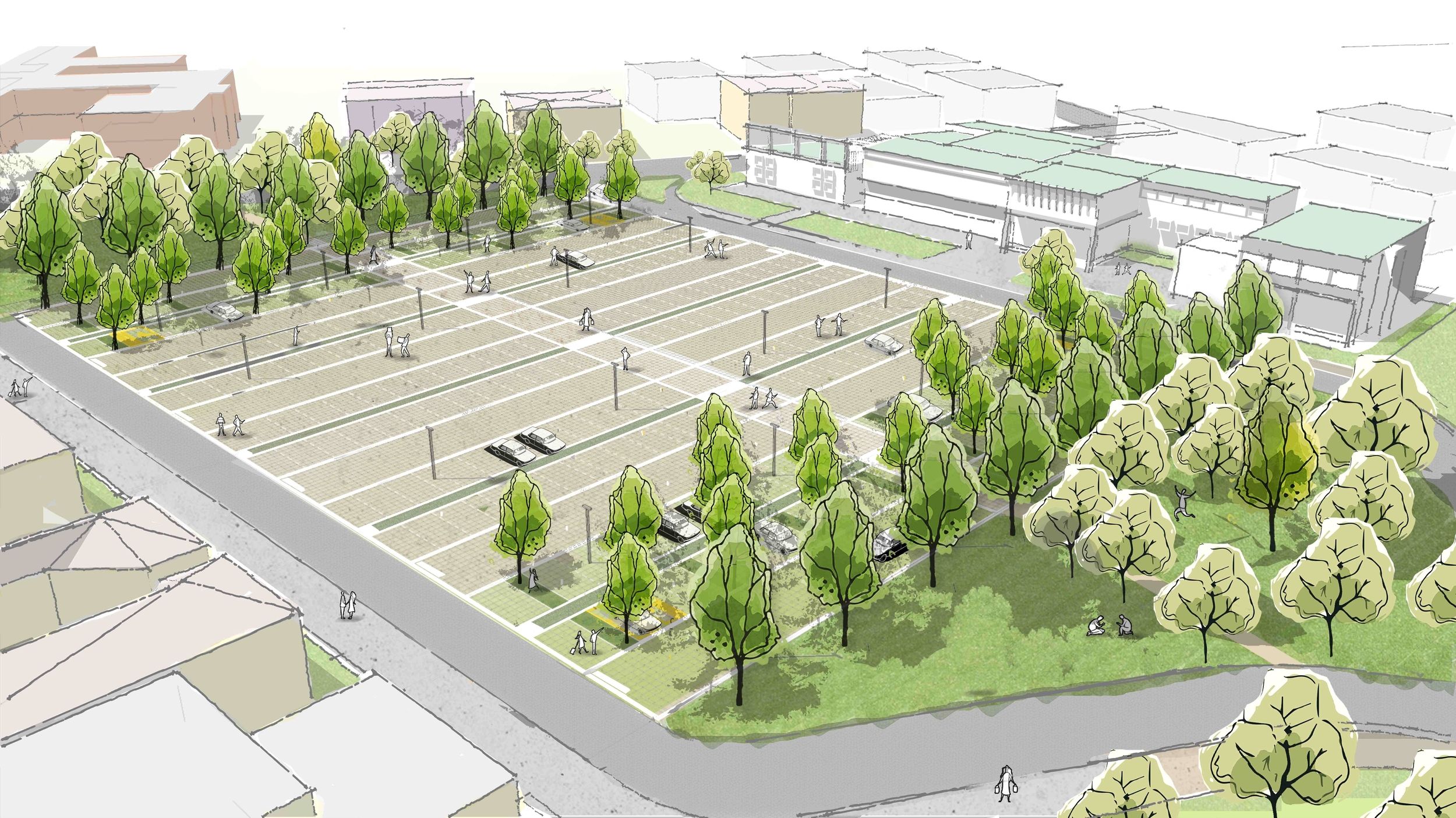 Immagine: Architettura urbana verde: piazza Resistenza