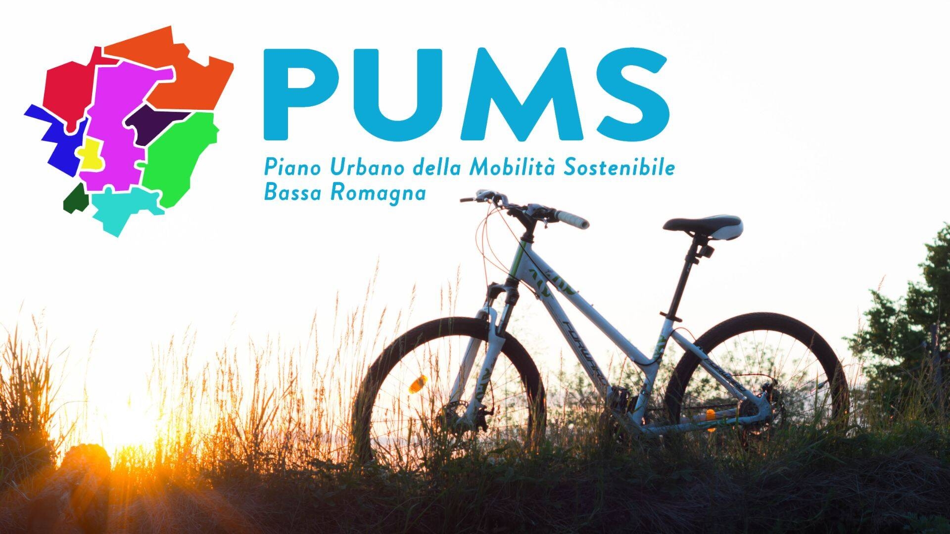 Bicicletta e logo PUMS